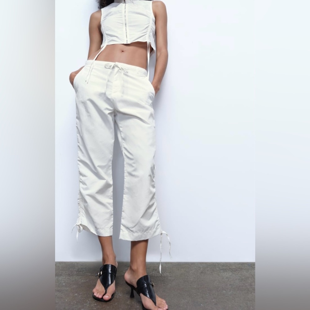 💫 Zara Summer Ruched Pants - NEW 💫